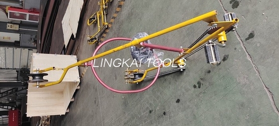 Línea aérea carro de la inspección eléctrica para las solas herramientas de Inspection Trolley Transmission del conductor