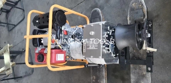 Torno motorizado del motor diesel para la línea de transmisión erección de la torre