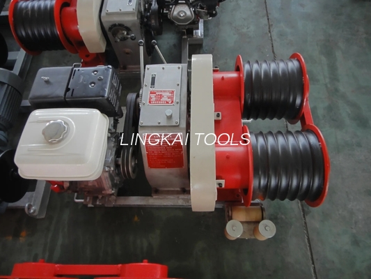 La línea de transmisión motorizó la tracción del torno 3 Ton With Double Capastans