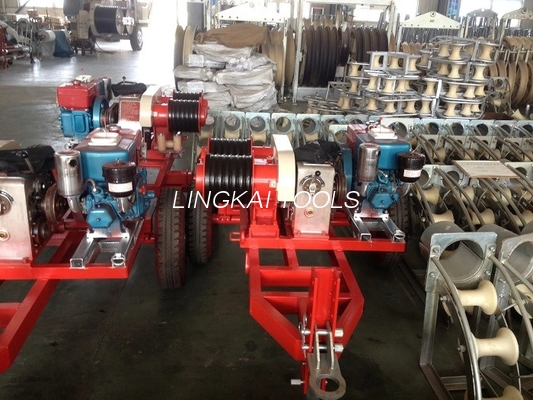 Equipo 5 Ton Motorised Pulling Winch JJCS-50T de la erección de la torre