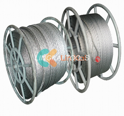 Cable de acero trenzado de resistencia antitorsión de 12 mm para tirar de un solo conductor u OPGW