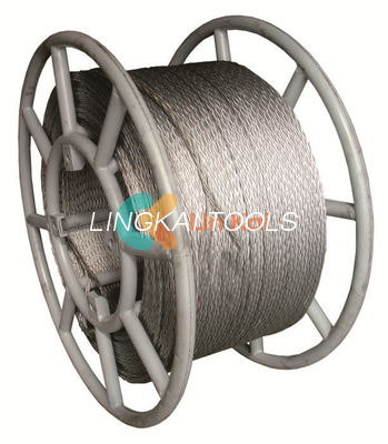 Cables de acero ligero de 8/12 hebras de 11 mm para cableado de un solo conductor u OPGW