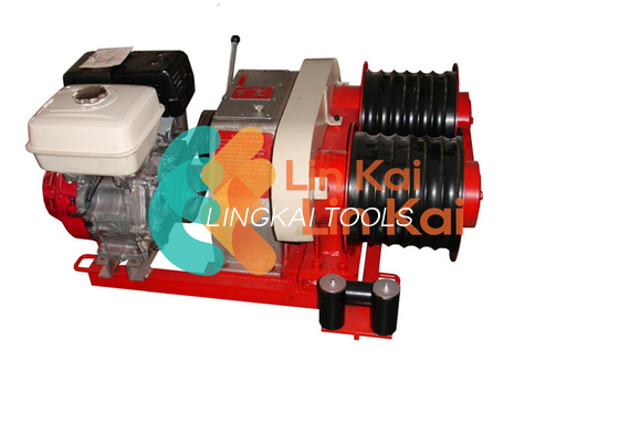 Motor diésel 9KW Tres toneladas Doble rueda de toros Torreta de gancho Equipo de construcción
