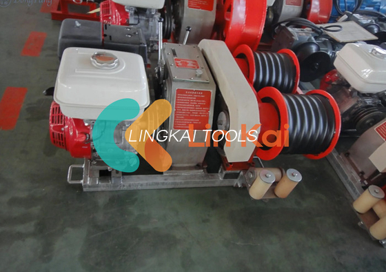 Torsión de cables de potencia de 50KN con caja de seis engranajes y motor de 9 kW