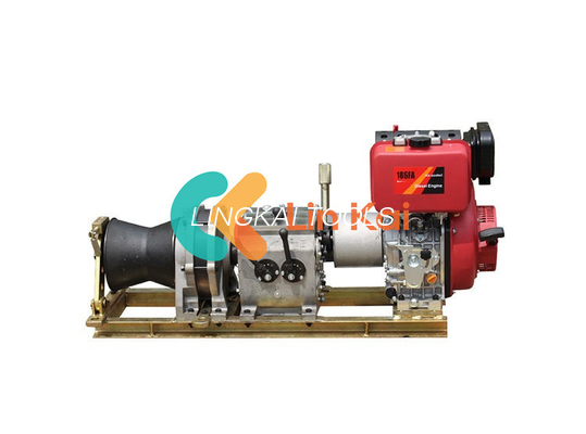Precisión de 3 toneladas motor diésel propulsado por cabrestante ofrece 12 RPM velocidad de rotación