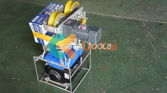 Máquina de tracción automática de cuerda de bloques de recuperación amortiguador