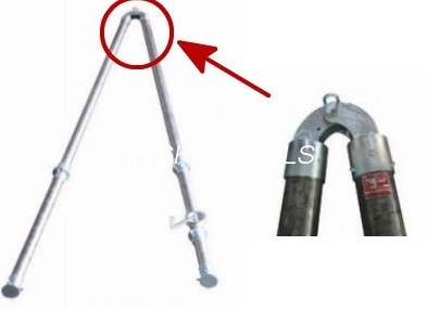 La erección de la torre del modelo 5 KN de LBGR100J equipa estilo fijo con el torno manual