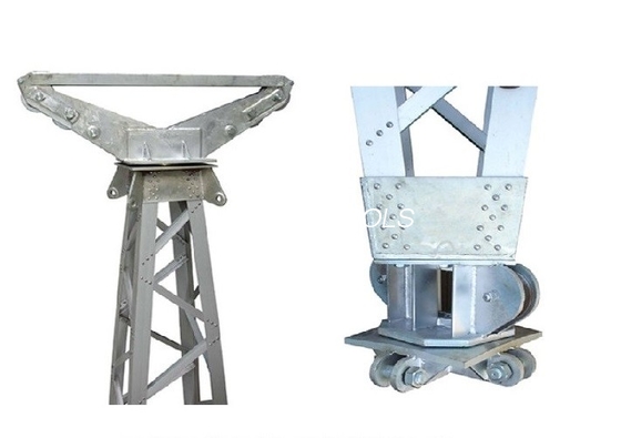 La erección de la torre del estilo del marco equipa interno suspende la grúa de torre de perforación de poste de ginebra del enrejado