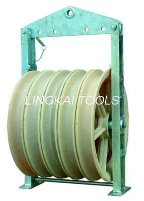 508X75m m 3 ruedas de nylon liaron al conductor de arriba Stringing Blocks