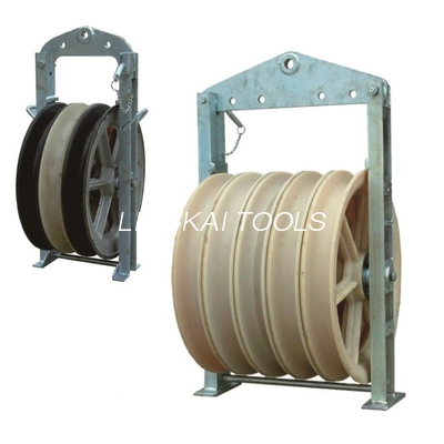 conductor liado rueda de nylon Stringing Block Pulley de 660m m