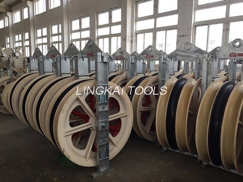 Línea de transmisión de aluminio liada de Pulley For 220KV del conductor