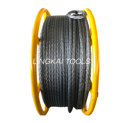 cuerda de alambre de acero anti de la torsión de 15m m para atar la línea de In Overhead Transmission del conductor