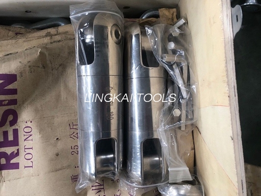 Línea del conector de 5 Ton Wire Rope Connectors Swivel que ata el conector del eslabón giratorio