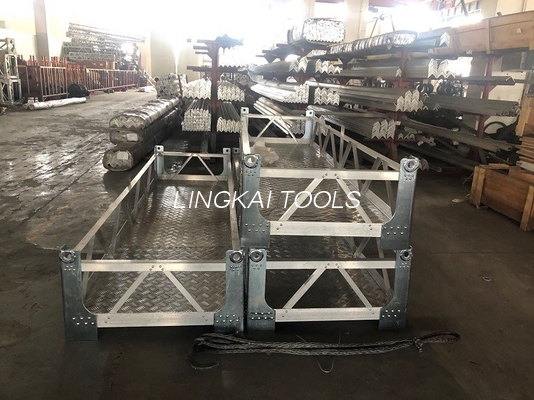 Plataforma de funcionamiento de la aleación de aluminio para el conductor Joints Compression de la torre