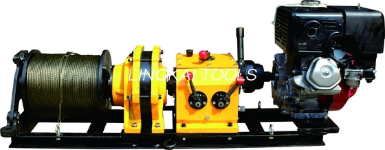 Torno 50 KN del motor de gas de la erección de la torre para la construcción de la línea eléctrica
