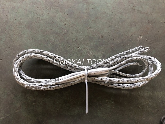 Conector OPGW ADSS Mesh Sock Joints de la manga del cable de la cuerda de alambre de la construcción de la línea eléctrica